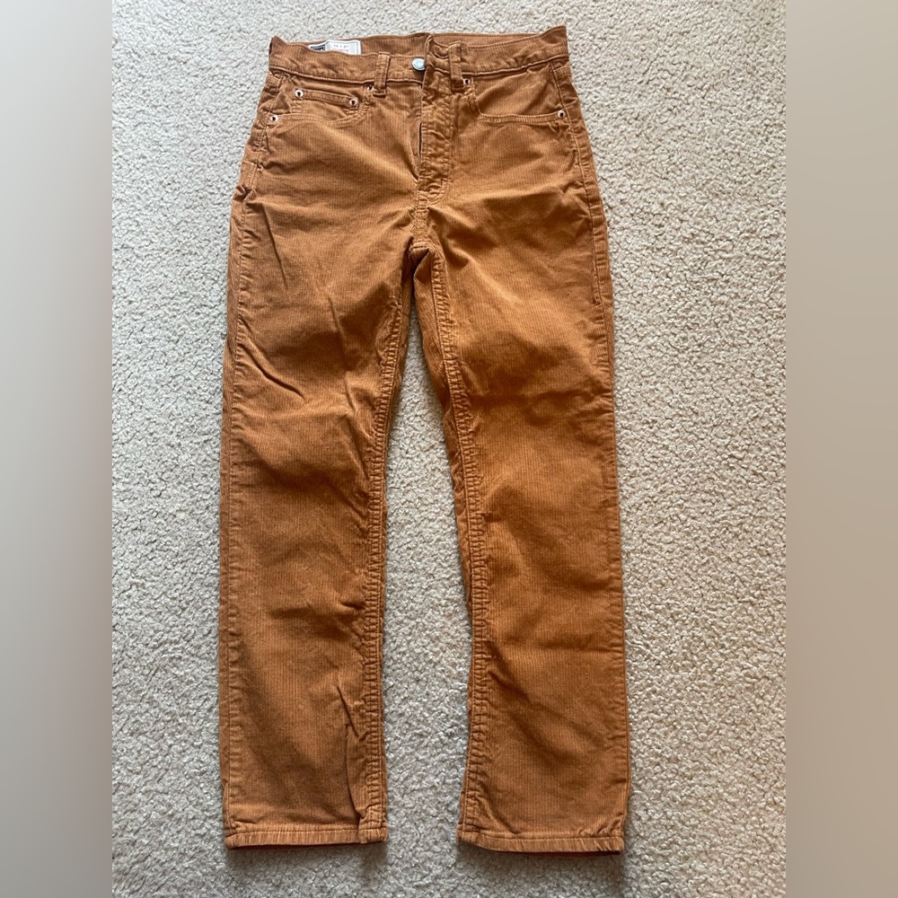 New without tag Gap high Rise Corduroy Vintage Slim Pants with Washwell